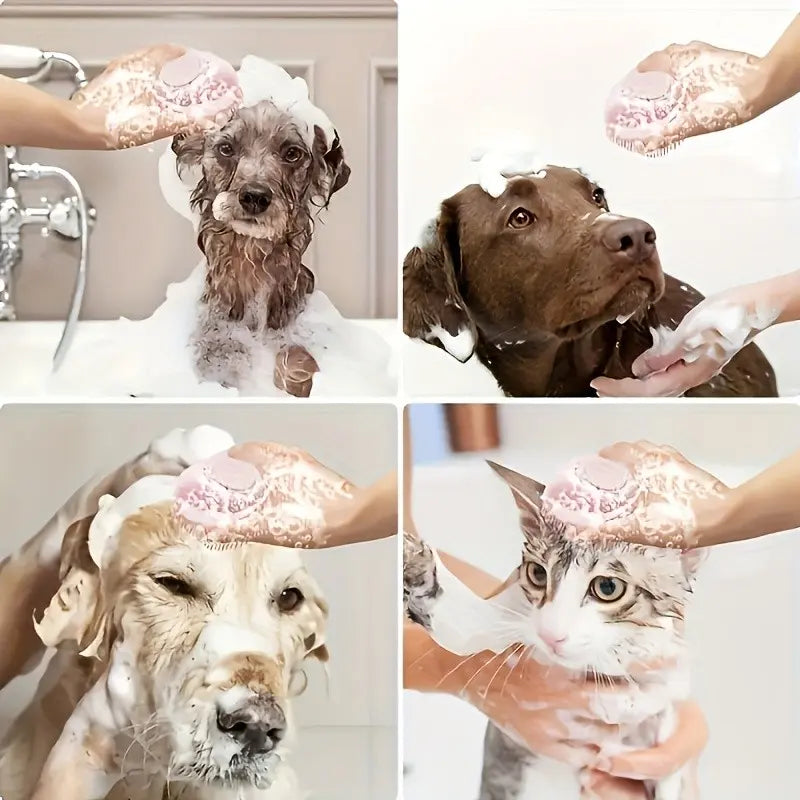 Ultimate Pet Hair Removal Comb - One-Click Grooming Brush for Easy Deshedding of Dogs & Cats