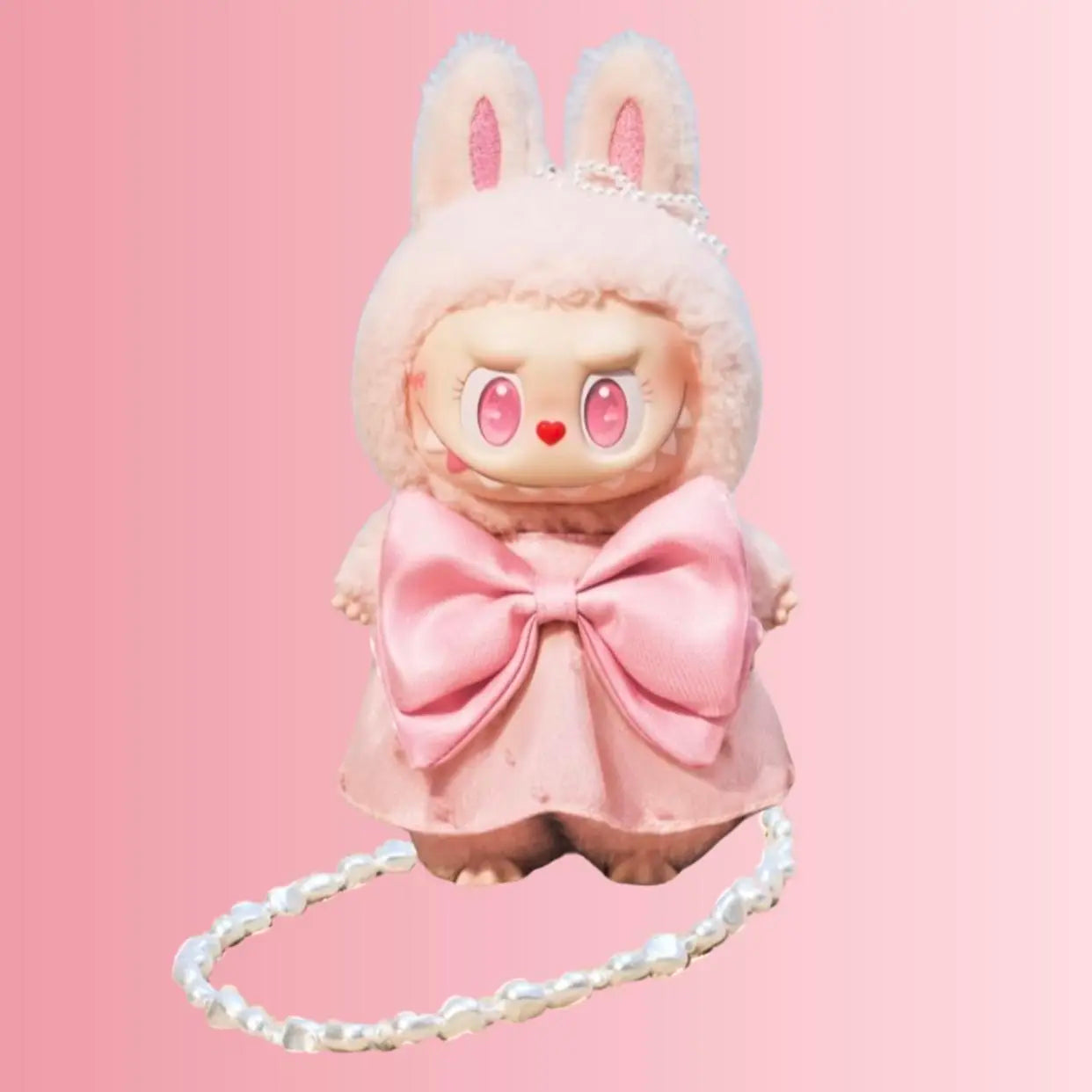 Summer Vibes: Adorable Mokoko Vinyl Plush Pendant - Jump into Fun!