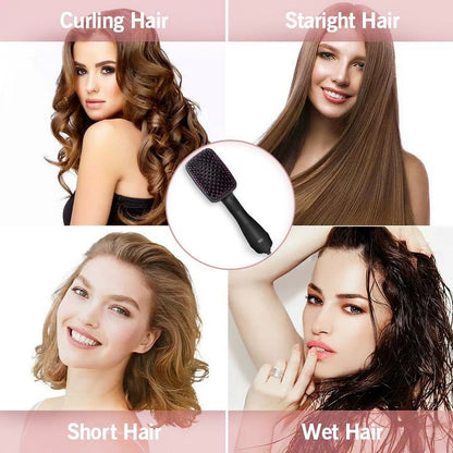 Hair Dryer Brush,  2 in 1 Negative Ion Blow Dryer with Comb, Fast Drying Hot Air Brush