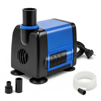 133 GPH Mini Water Pump | Small Submersible Aquarium Pump for Fish Tank, Fountain, Hydroponic & Irrigation Systems Quiet Aquarium Circulation Pump with Adjustable Flow for Fountain & Hydroponics