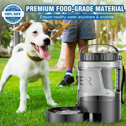Ultimate 95Oz Portable Dog Water Bowl Dispenser - Perfect for Outdoor Adventures, Camping, and Hiking!