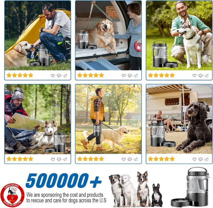 Ultimate 95Oz Portable Dog Water Bowl Dispenser - Perfect for Outdoor Adventures, Camping, and Hiking!