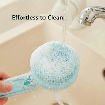 2026 New 2-In-1 Pet Bath & Grooming Deshedding Brush with Built-In Soap Dispenser, 8In×3In×4In, Gentle Massage Tool for Dogs & Cats, Boosts Beauty/Hair Care, Improves Bathing Experience, Promotes Blood Circulation