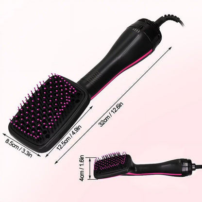 Hair Dryer Brush,  2 in 1 Negative Ion Blow Dryer with Comb, Fast Drying Hot Air Brush